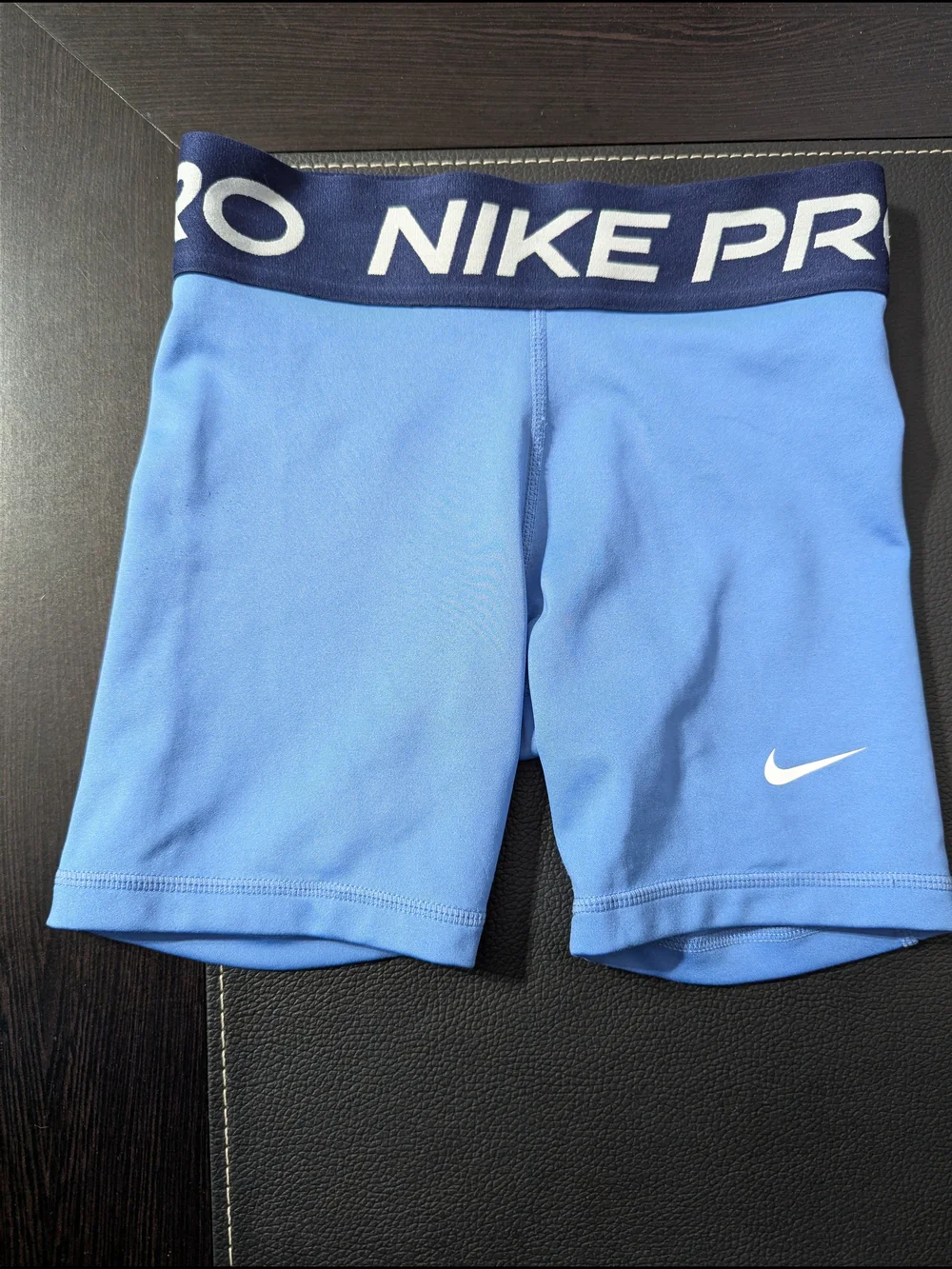 Nike Pro Kids Blue Compression Shorts